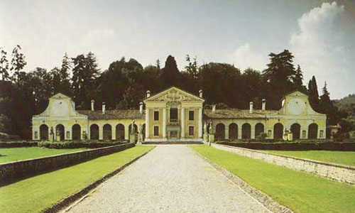 Villa Barbaro<br/>
Quelle: Palladio, Auf den Spuren einer Legende, Helge Classen, 1987 Harenberg Edition